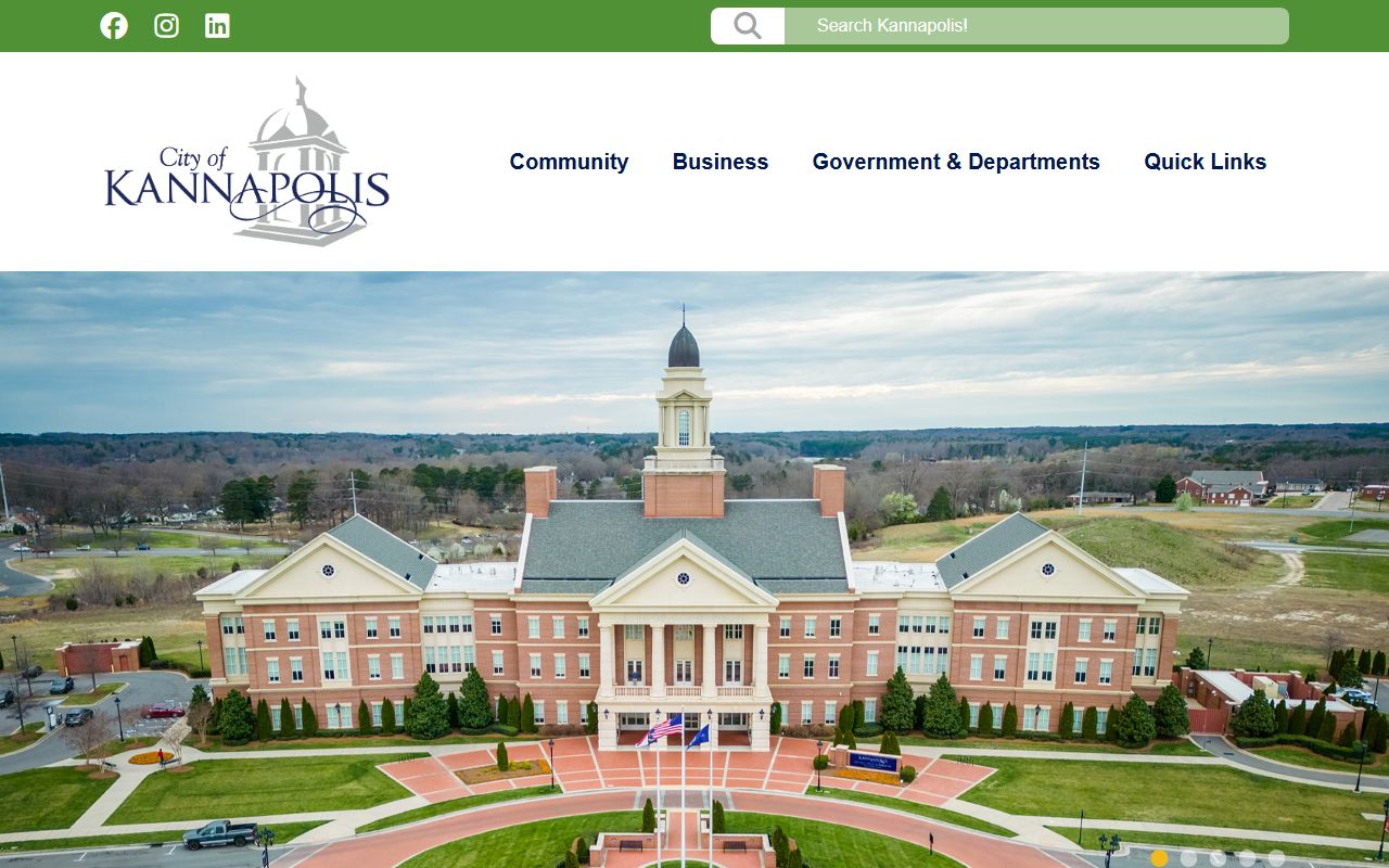 City of Kannapolis official website for Kannapolis deed records